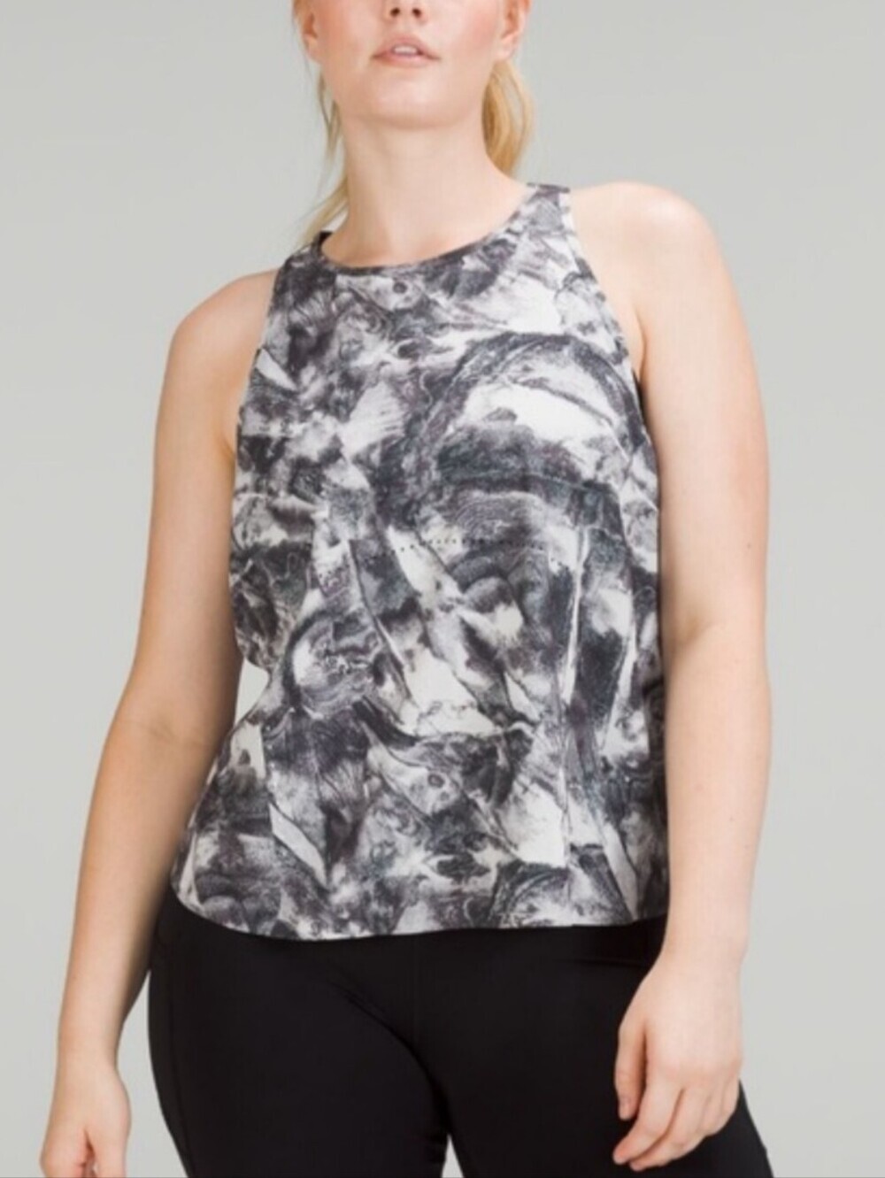 Lululemon Take Flight Multi Swift Ventilated Racerback Marble Print Tank Top